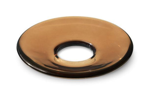 Holmegaard Lysmanchet Flad Brun