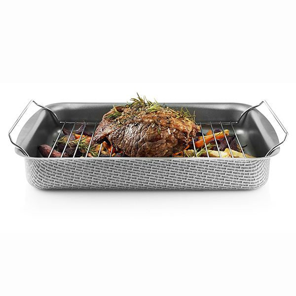 Eva Trio Bradepande med rist - 35x25 cm.