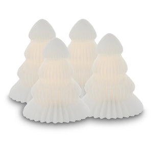Sirius Claire LED mini juletræ 4 stk. 7 cm