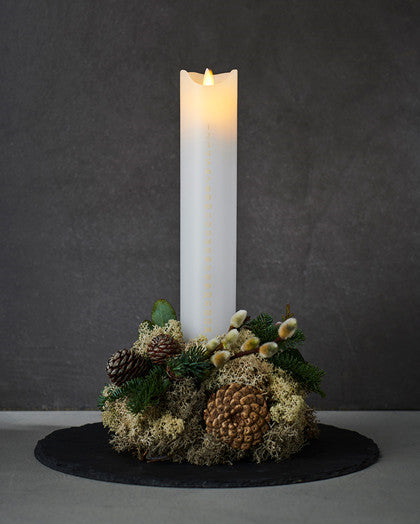 Sirius Kalenderlys Hvid/Guld