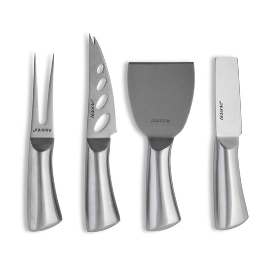 Aldente ostesæt i stål 4 dele