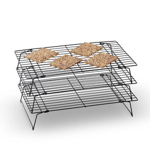 Royal Tre-Delt Afsætningsstativ/Rist Sort 41 x 25 Cm