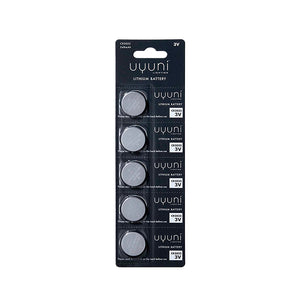 Uyuni Lithium Metal Batterier CR2032, 3V, 240MAH 5-pak