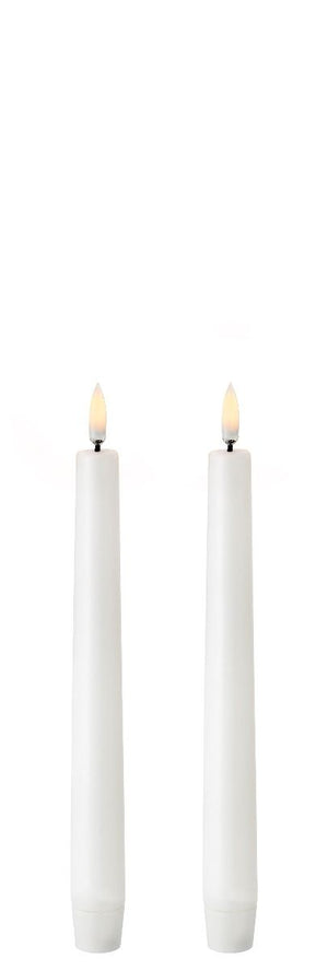 UYUNI LED KRONELYS, 2 STK i pakke. NORDIC WHITE H:20,5 CM.
