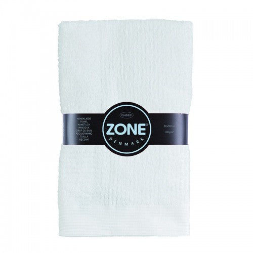 Zone Classic Håndklæde Hvid 50x100