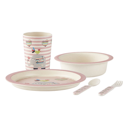 Zone Børnesæt 5 dele Rosa