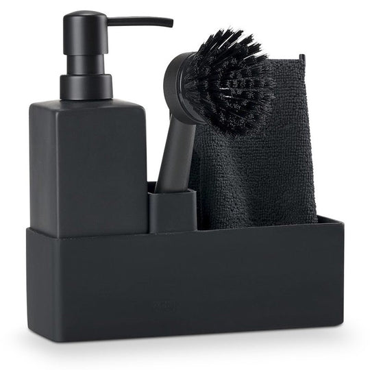 Zone Opvaskesæt - 4 dele sort