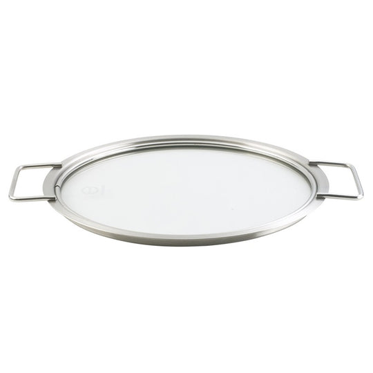 Eva Trio Tallerkenlåg glas - m. ører - 24 cm