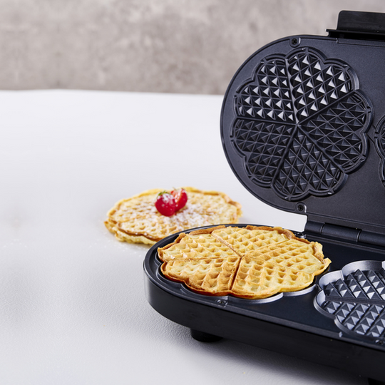 Dobbelt Vaffeljern Med Non-Stick Belægning
