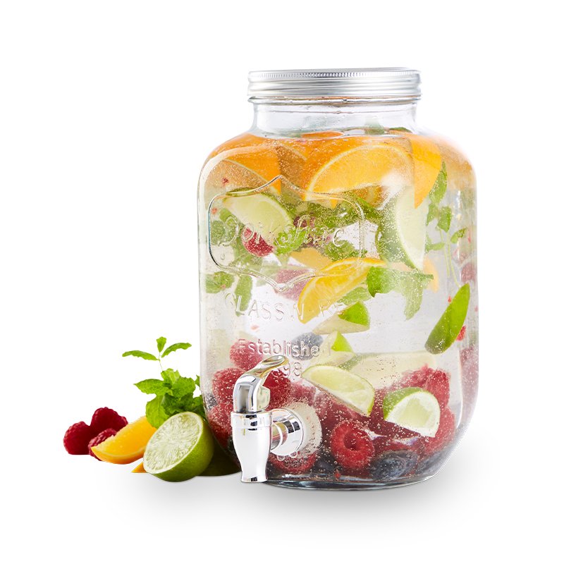 Dispenser med tappehane 8 liter