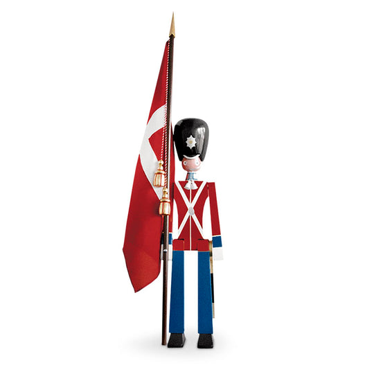 Kay Bojesen fanebærer med flag stor