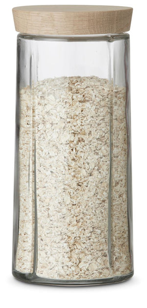 Rosendahl Opbevaringsglas 1,5 ltr. Med låg i eg