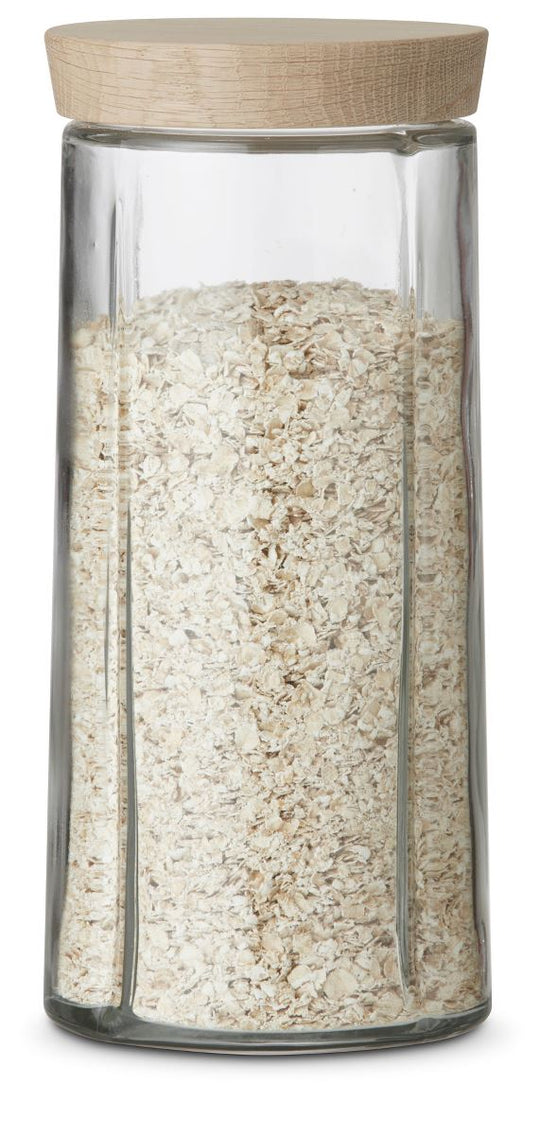 Rosendahl Opbevaringsglas 1,5 ltr. Med låg i eg