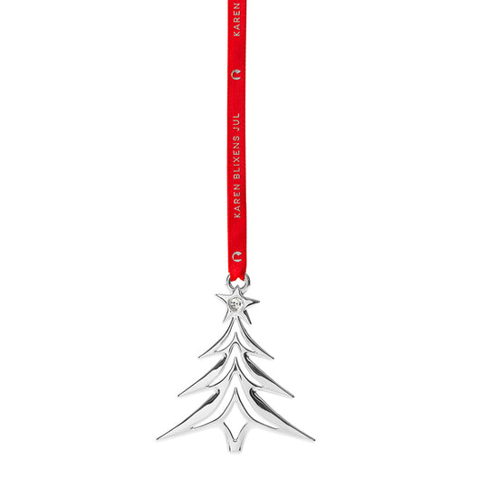 Rosendahl Karen Blixen jul ophæng fyrretræ forsølvet