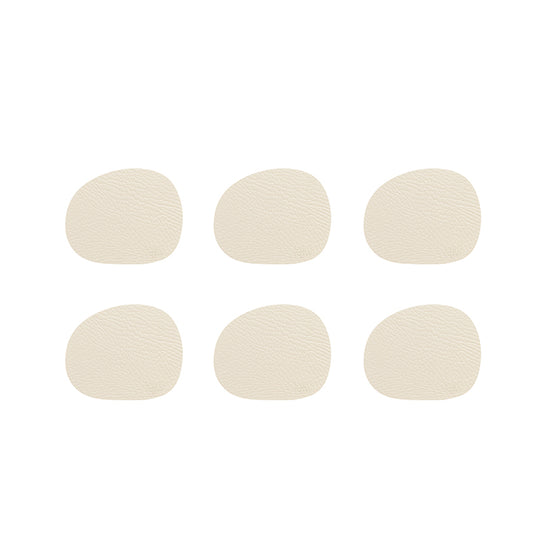 Aida RAW Recycled coaster - Warm nude - 6 stk