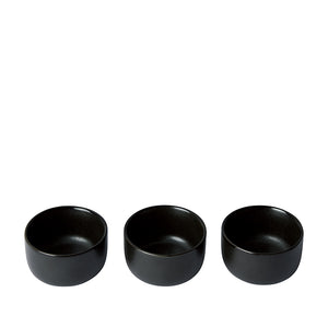 Aida RAW Titanium Mini skål - Black - 3,8 cm / 3 stk
