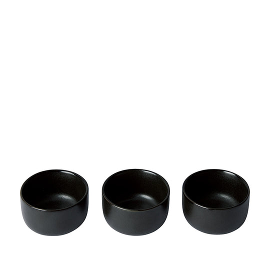 Aida RAW Titanium Mini skål - Black - 3,8 cm / 3 stk