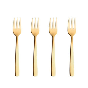 Aida Raw kagegaffel - messing - 4 stk.