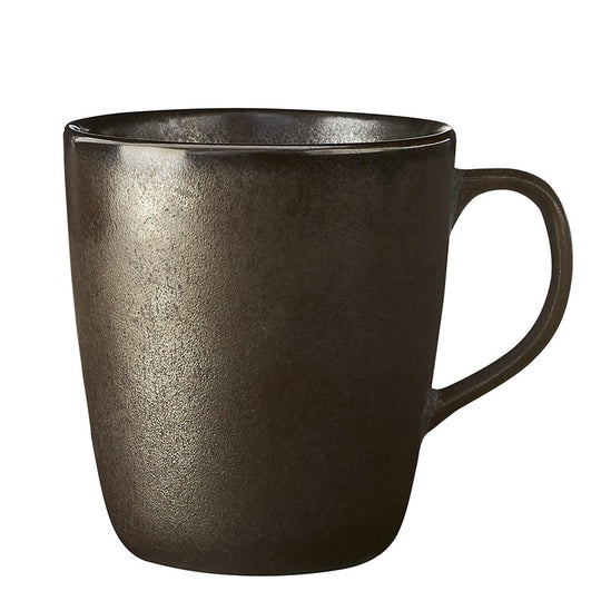 Aida RAW krus med hank - Metallic brown - 30 cl