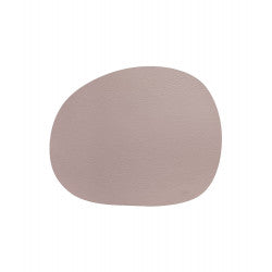 RAW dækkeserviet genbrugs læder dusty rose