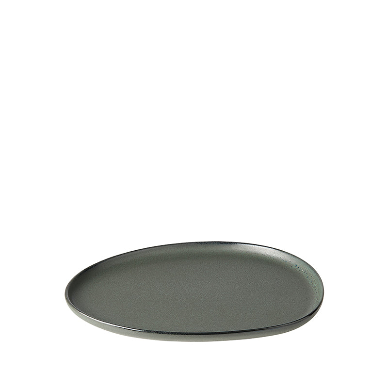 Aida Raw Organic Frokosttallerken - Northern Green - 24x21 cm