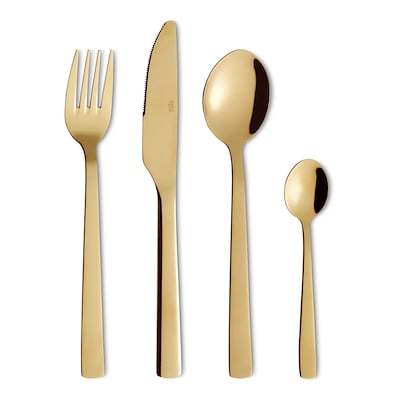 Aida RAW Bestiksæt - Guld - 24 dele