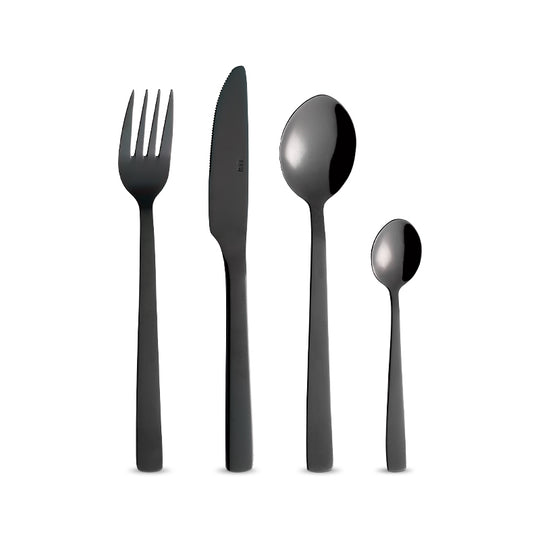 Aida RAW Bestiksæt - Sort - 24 dele