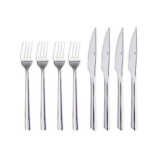 Aida RAW steaksæt - Blank - 8 dele