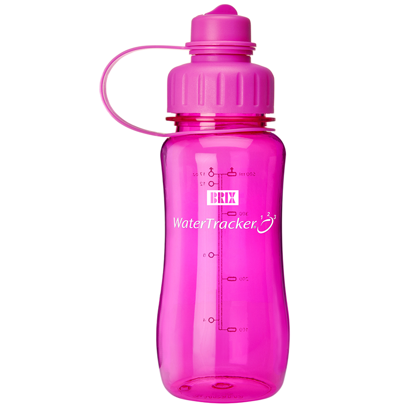 Brix WaterTracker - hot pink - 0,5 liter