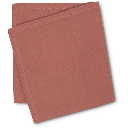 Bastian Tekstiler mundserviet - Terrakotta - 45x45 cm