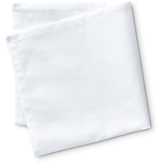 Bastian Tekstiler mundserviet - Hvid - 45x45 cm
