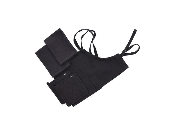 Bastian Tekstiler tekstilsæt - Sort - 5 dele