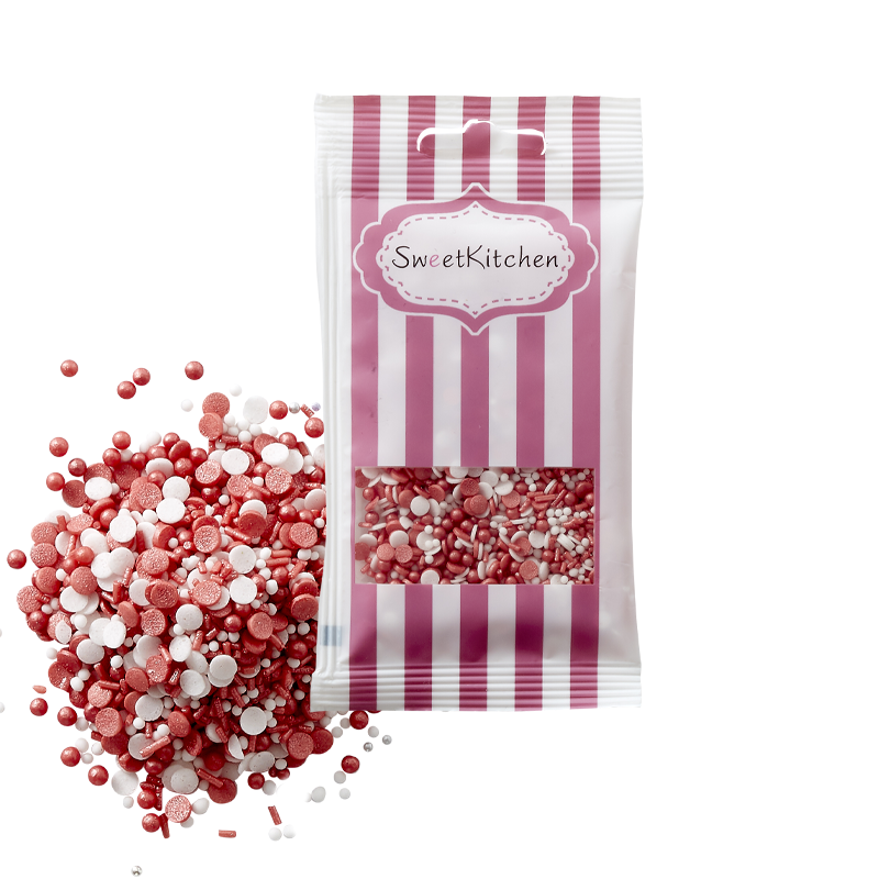 Sweetkitchen fødselsdagsmix rød og hvid