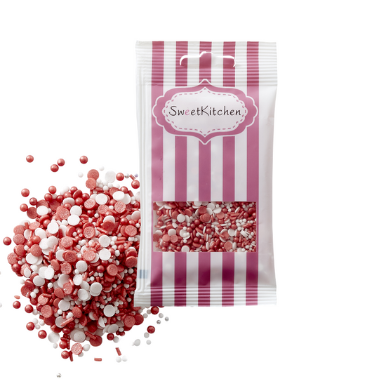 Sweetkitchen fødselsdagsmix rød og hvid