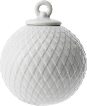 Lyngby Porcelæn Rhombe Bauble Grå