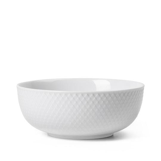 Lyngby Porcelæn Rhombe Color skål hvid Ø15,5 cm