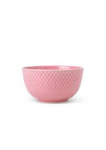 Lyngby Porcelæn Rhombe skål 11 cm rosa