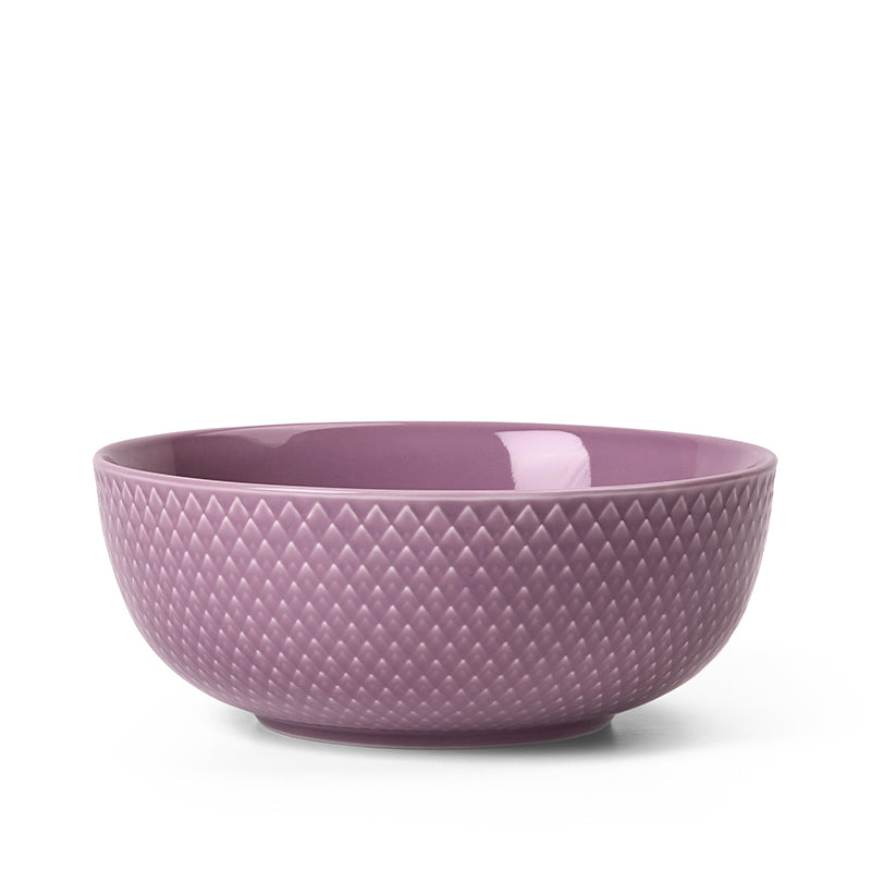 Lyngby Porcelæn Rhombe Color skål lilla Ø15,5 cm