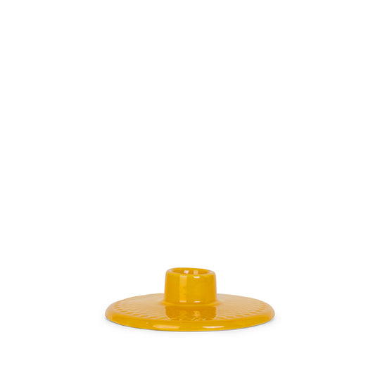 Lyngby Porcelæn Rhombe Color Kronelysestage Gul 3 Cm