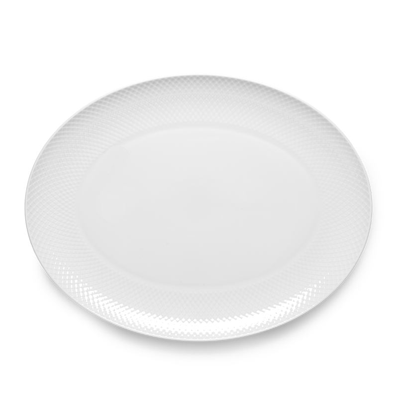 Lyngby Porcelæn Rhombe fad 42 cm