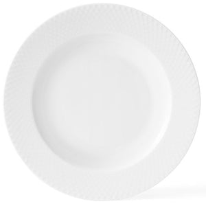 Lyngby Porcelæn Rhombe Suppe Tallerken Ø23 cm