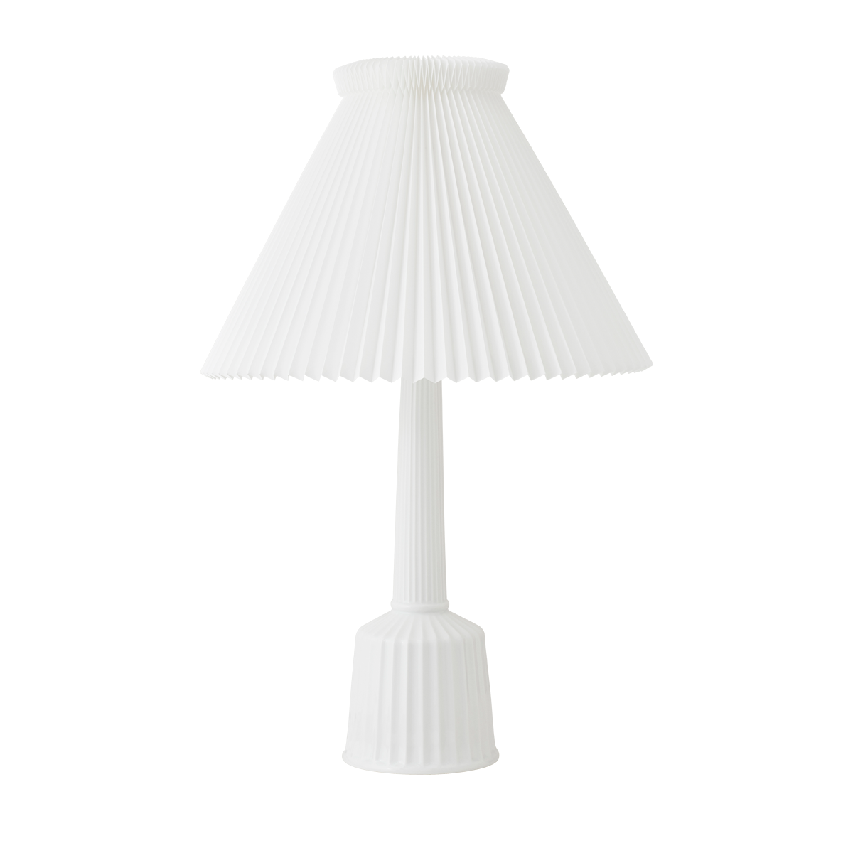 LYNGBY PORCELÆN ESBEN KLINT BORDLAMPE H: 67 CM.