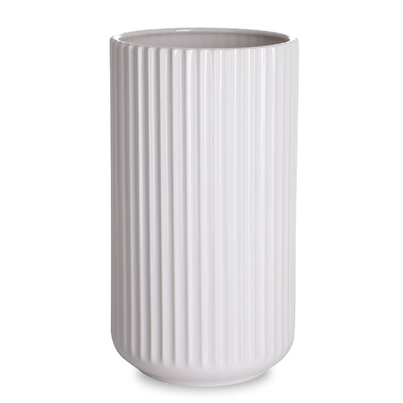 Lyngby vase hvid 25 cm