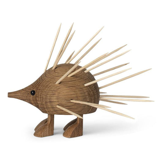Gunnar Flørning pindsvin i eg 9 cm