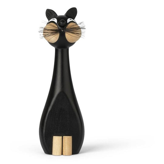 Gunnar Flørning Sort kat, 15.7 cm