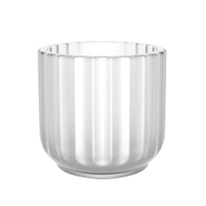 Lyngby fyrfadsstage 6,5 cm frost