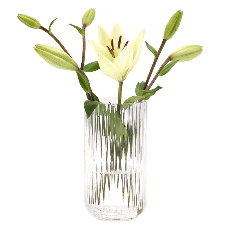 lyngby vasen 20cm klart glas