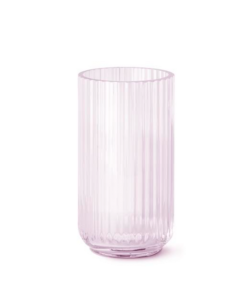 Lyngby vase pink glas 20 cm