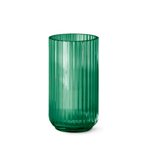 Lyngby vase grøn glas 20 cm