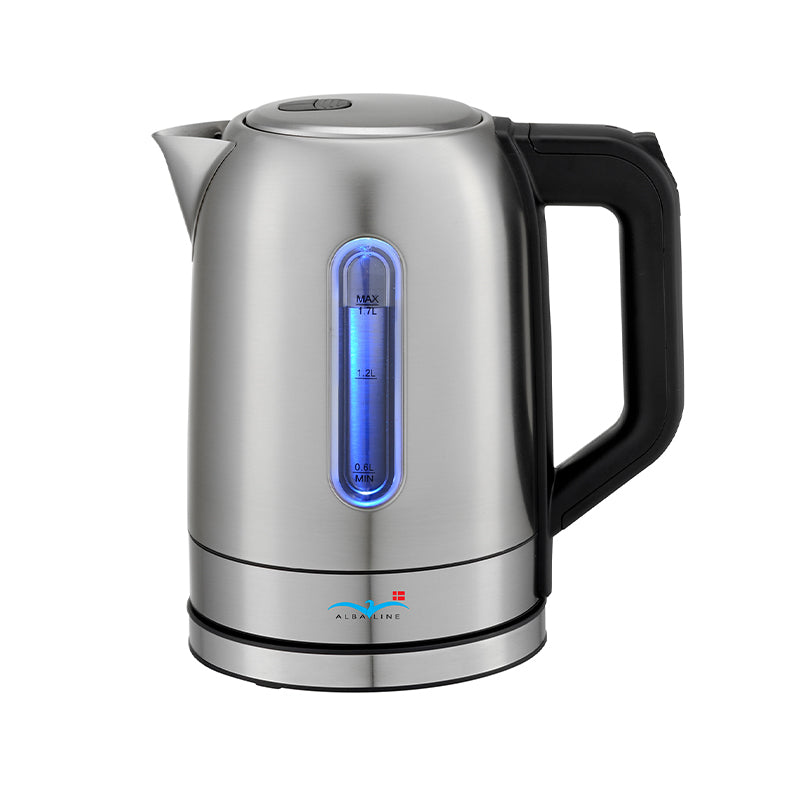 AlBa Elkedel Led Børstet Stål 1,7 Liter